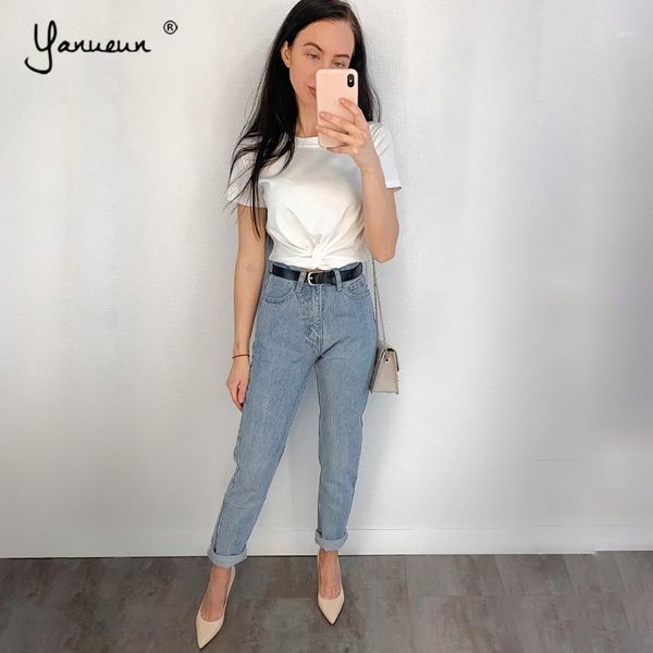 yanueun 2019 new slim pencil pants vintage high waist bf jeans new women's pants full length loose cowboy1, Blue
yanueun 2019 new slim pencil pants vintage high waist bf jeans new women's pants full length loose cowboy1, Blue