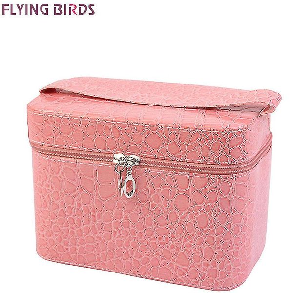 FLYING BIRDS! Capacity Large Crocodile Cosmetic Bags Box Jewelry Display Case Travel purse Wash Makeup Bag Beauty Case LM3602fb
FLYING BIRDS! Capacity Large Crocodile Cosmetic Bags Box Jewelry Display Case Travel purse Wash Makeup Bag Beauty Case LM3602fb