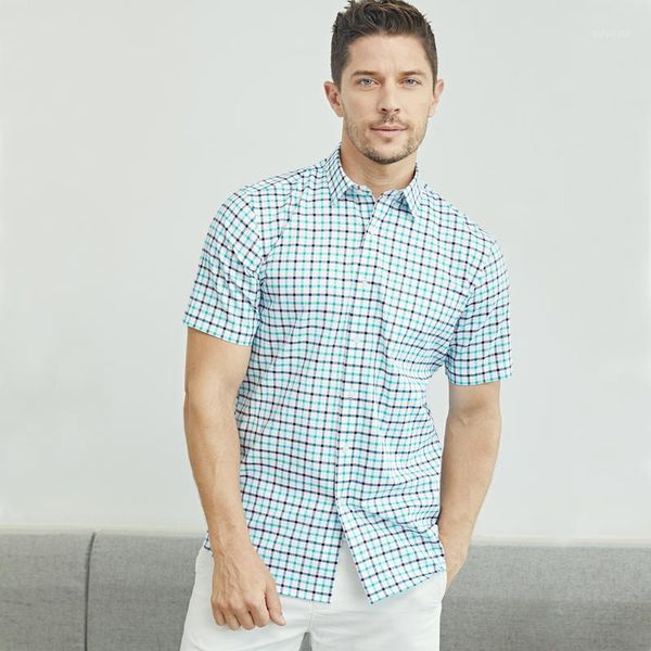 smart five shirts men summer plaid shirt male camisa masculina business casual cotton slim short sleeve shirt plus size 5xl 6xl1, White;black
smart five shirts men summer plaid shirt male camisa masculina business casual cotton slim short sleeve shirt plus size 5xl 6xl1, White;black