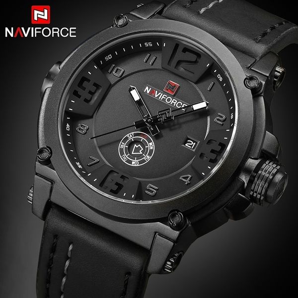 men watches brand luxury sport watch steampunk naviforce sport watches leather quartz man military clock relogio masculino t200815, Slivery;brown
men watches brand luxury sport watch steampunk naviforce sport watches leather quartz man military clock relogio masculino t200815, Slivery;brown
