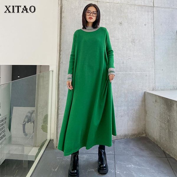 xitao pleated high waist dress fashion new women plus size goddess fan 2020 autumn solid color minority loose dress xj50661, Black;gray
xitao pleated high waist dress fashion new women plus size goddess fan 2020 autumn solid color minority loose dress xj50661, Black;gray
