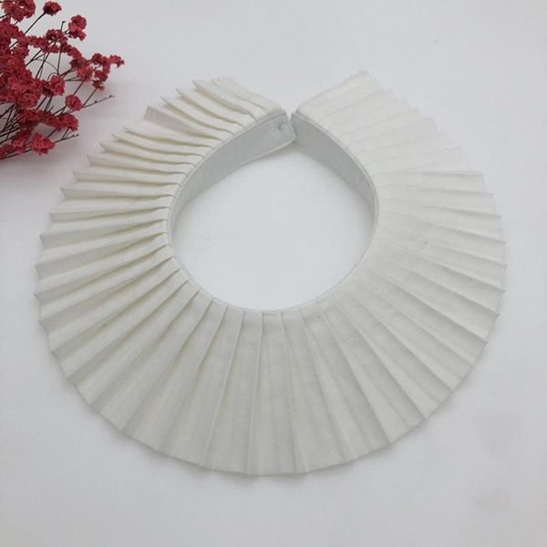 women pleated white false fake collar faux pearl button detachable choker shawl lx9e, Blue;purple
women pleated white false fake collar faux pearl button detachable choker shawl lx9e, Blue;purple