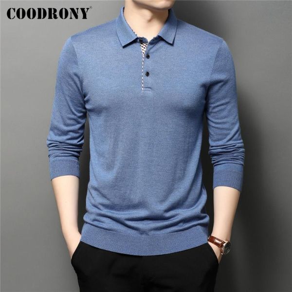 coodrony brand spring autumn business casual long sleeve pure color soft sweater pullover shirt men clothing c1259, White;black
coodrony brand spring autumn business casual long sleeve pure color soft sweater pullover shirt men clothing c1259, White;black