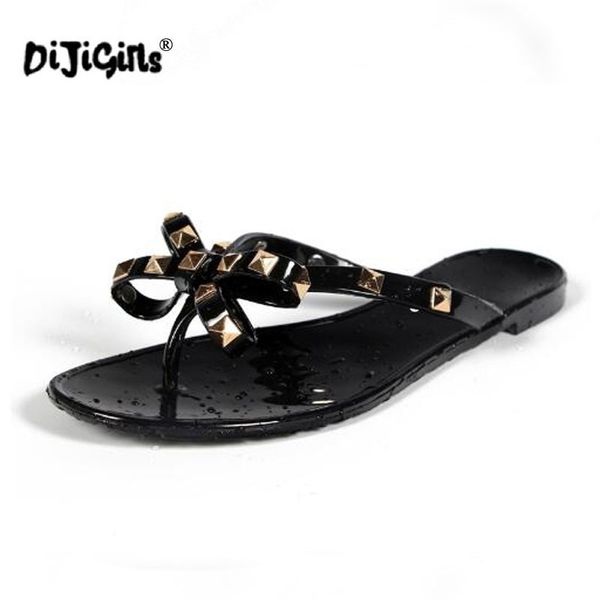 dijigirls women rivets bowknot flat slippers girls flip flops summer shoes cool beach jelly shoes dropshipping dropshipping y200106, Black
dijigirls women rivets bowknot flat slippers girls flip flops summer shoes cool beach jelly shoes dropshipping dropshipping y200106, Black