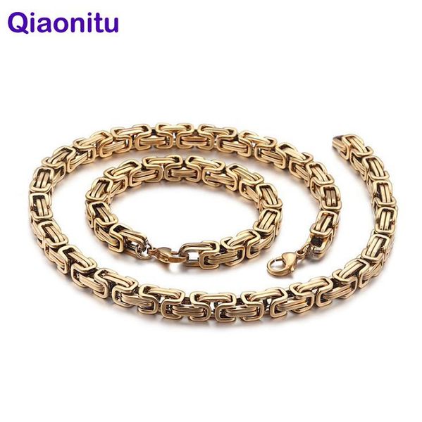 punk rock fashion men biker necklace hiphop 316lstainless steel byzantine chain necklace bracelet jewelry 5mm/6mm/8mm 20-24 inch, Silver
punk rock fashion men biker necklace hiphop 316lstainless steel byzantine chain necklace bracelet jewelry 5mm/6mm/8mm 20-24 inch, Silver