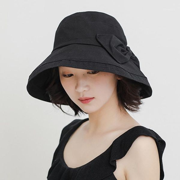 wide brim hats xdanqinx 2021 summer bow decoration women's cap multicolor uv protection sun hat elegant ladies foldable beach hat1, Blue;gray
wide brim hats xdanqinx 2021 summer bow decoration women's cap multicolor uv protection sun hat elegant ladies foldable beach hat1, Blue;gray