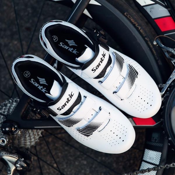 cycling footwear santic men's bicycle shoes outdoor sports breathable anti-skid palladium buckle magic light asian size ws200121, Black
cycling footwear santic men's bicycle shoes outdoor sports breathable anti-skid palladium buckle magic light asian size ws200121, Black