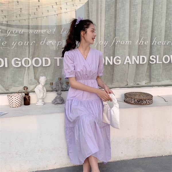 new summer casual style thin waist high middle length dressed in french love short sleeve solid color dress trend symw, Black;gray
new summer casual style thin waist high middle length dressed in french love short sleeve solid color dress trend symw, Black;gray