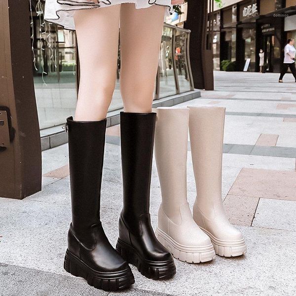 wedge platform knee high boots women thick sole boots hidden heels long women shoes black beige botas mujer 20201
wedge platform knee high boots women thick sole boots hidden heels long women shoes black beige botas mujer 20201