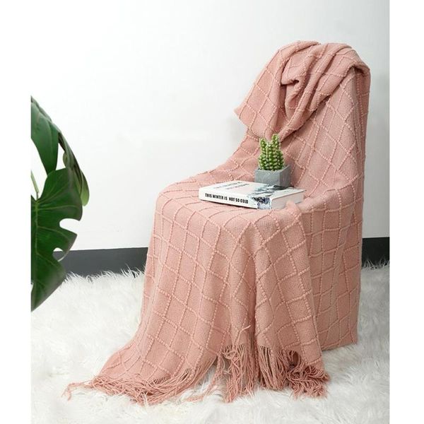 1pcs knitted tassel blankets for beds sofa p props office sleeping air conditioning blanket
1pcs knitted tassel blankets for beds sofa p props office sleeping air conditioning blanket