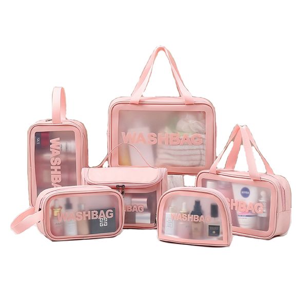 transparent cosmetic bag pvc wash purse 3piece set translucent pu scrub bath swimming storage bag large capacity female cases 6piece suit
transparent cosmetic bag pvc wash purse 3piece set translucent pu scrub bath swimming storage bag large capacity female cases 6piece suit