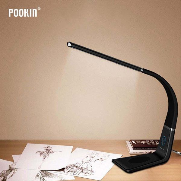 flexible table lamp led desk lamp touch dimming eye-protection book light qi wireless charging for mobile phone 3 color modes
flexible table lamp led desk lamp touch dimming eye-protection book light qi wireless charging for mobile phone 3 color modes