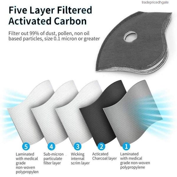 pm2.5 usa activated 15 carbon n99 pcs filters 5 layers filtration exhaust gas anti pollen allergy dust masks replacement filter
pm2.5 usa activated 15 carbon n99 pcs filters 5 layers filtration exhaust gas anti pollen allergy dust masks replacement filter
