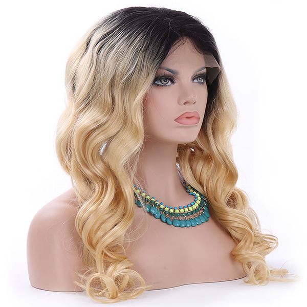 1b 613 ombre blonde human hair wigs with dark roots loose wave brazlian lace front wig 13*4, Black;brown
1b 613 ombre blonde human hair wigs with dark roots loose wave brazlian lace front wig 13*4, Black;brown