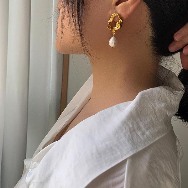 dangle & chandelier brass with 18k gold natural baroque pearl drop earrings punk party gown runway rare korean japan ins boho classic top, Silver
dangle & chandelier brass with 18k gold natural baroque pearl drop earrings punk party gown runway rare korean japan ins boho classic top, Silver