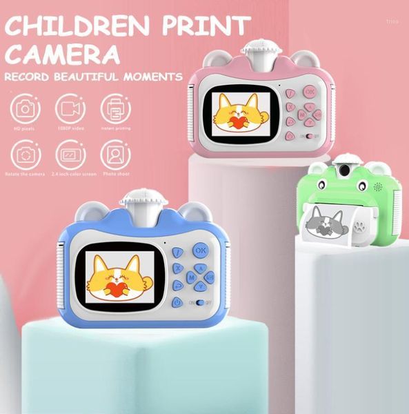 children instant print camera rotating lens 1080p hd kids camera toys with thermal p paper printable children's1
children instant print camera rotating lens 1080p hd kids camera toys with thermal p paper printable children's1