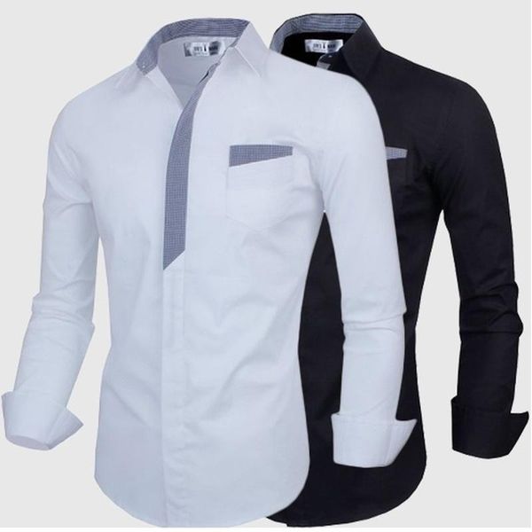 men's casual shirts mens business shirt long sleeve turn-down collar single breasted plus size s-3xl man fashion clothing, White;black
men's casual shirts mens business shirt long sleeve turn-down collar single breasted plus size s-3xl man fashion clothing, White;black