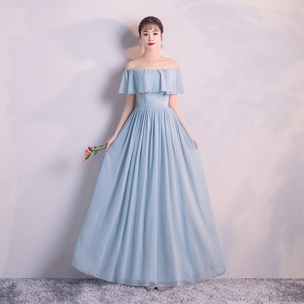 blue long elegant tulle party dress wedding guest bridesmaid dresses vestido bridesmaids graduation host dress 98079, White;pink
blue long elegant tulle party dress wedding guest bridesmaid dresses vestido bridesmaids graduation host dress 98079, White;pink
