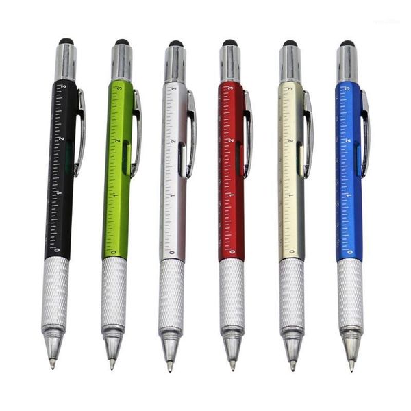 30pcs/set ballpoint pen 6-in-1 functional caliper touch-screen pen ruler spirit level 6 colors optional new writing stationery1, Blue;orange
30pcs/set ballpoint pen 6-in-1 functional caliper touch-screen pen ruler spirit level 6 colors optional new writing stationery1, Blue;orange