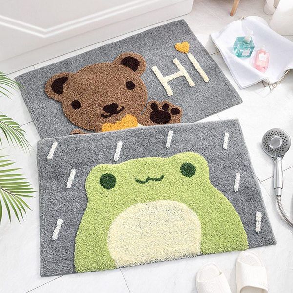 cartoon animal print bath mats non-slip entrance doormat for bathroom home door mat absorbent cute carpet soft floor rug
cartoon animal print bath mats non-slip entrance doormat for bathroom home door mat absorbent cute carpet soft floor rug