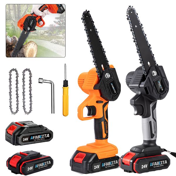 6 inch rechargeable electric pruning saw with 2pcs 2.0ah battery chainsaw garden logging cutter
6 inch rechargeable electric pruning saw with 2pcs 2.0ah battery chainsaw garden logging cutter
