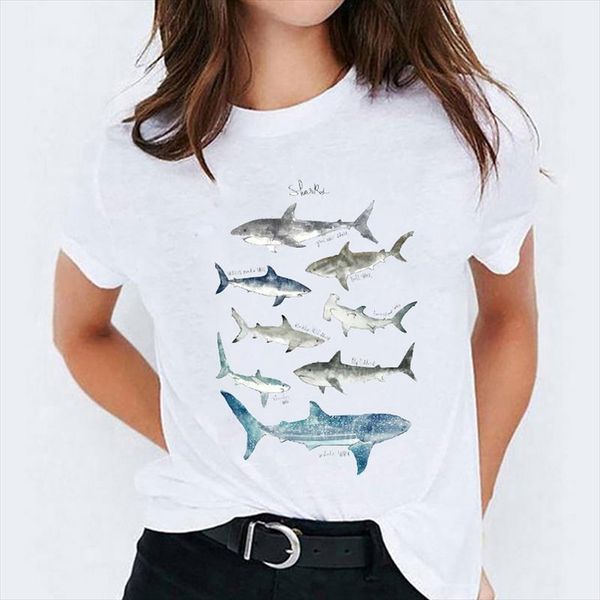 t shirts for women shark cartoon watercolor fashion printing print lady womens graphic t shirt ladies female tee shirt, White
t shirts for women shark cartoon watercolor fashion printing print lady womens graphic t shirt ladies female tee shirt, White