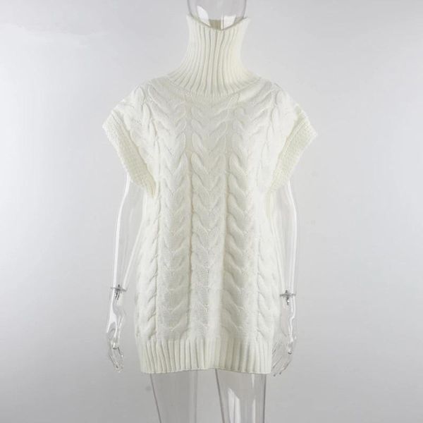 newdiscvry turtleneck sleeveless women vest sweater beige oversized twist pullover knitted loose autumn winter jumper casual, Black;white
newdiscvry turtleneck sleeveless women vest sweater beige oversized twist pullover knitted loose autumn winter jumper casual, Black;white