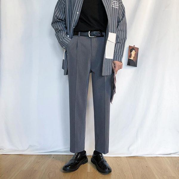 men's suits & blazers 2021 spring and autumn youth solid color drooping small trousers fashion casual loose straight pants black / grey, White;black
men's suits & blazers 2021 spring and autumn youth solid color drooping small trousers fashion casual loose straight pants black / grey, White;black