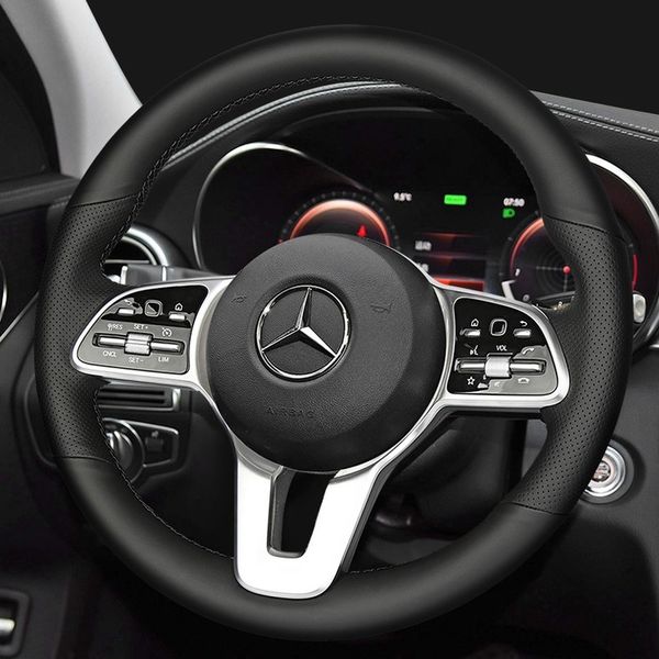 diy leather car steering wheel cover for mercedes benz c260l e300l a200l gla200 e c glc car accessories
diy leather car steering wheel cover for mercedes benz c260l e300l a200l gla200 e c glc car accessories