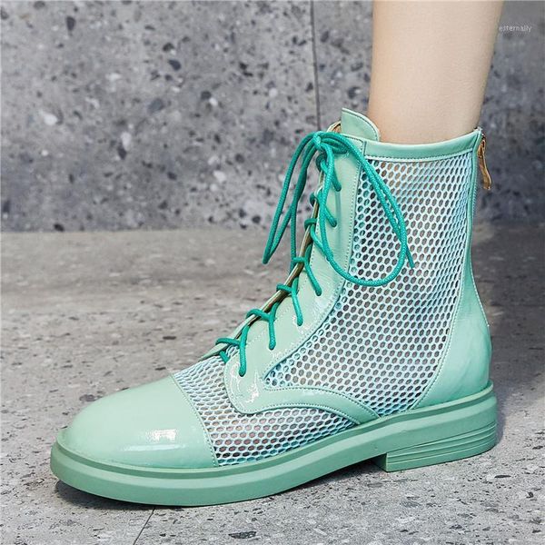 boots mesh patent summer ankle women zipper cross tied flat botas mujer lace up leather shoes round toe ladies booties feniminal1, Black
boots mesh patent summer ankle women zipper cross tied flat botas mujer lace up leather shoes round toe ladies booties feniminal1, Black