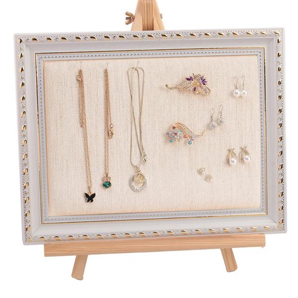 jewelry frame velvet earrings display stand holder necklace shelf show case organizer tray jewelry packaging, Pink;blue
jewelry frame velvet earrings display stand holder necklace shelf show case organizer tray jewelry packaging, Pink;blue