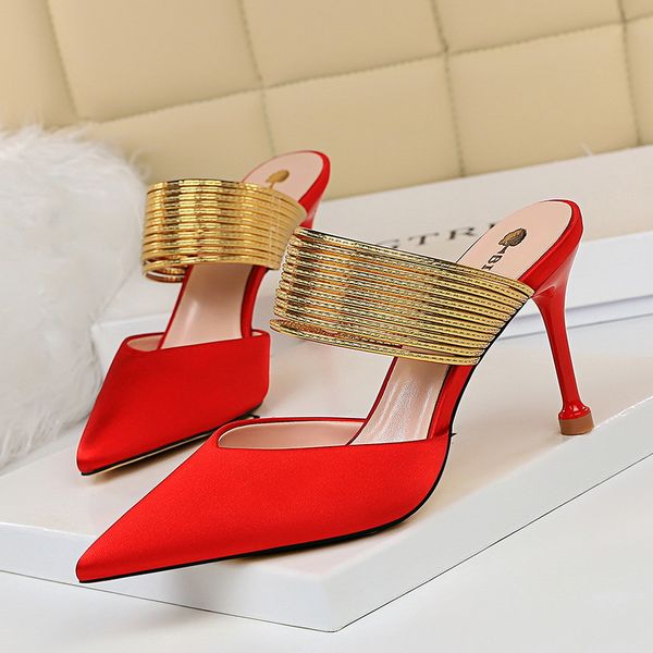 2020 springtime slingsstilettos for woman's toe pointed sandals high heels party women's wedding shoes xk6h, Black
2020 springtime slingsstilettos for woman's toe pointed sandals high heels party women's wedding shoes xk6h, Black