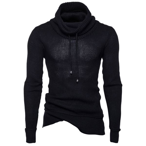 2021 new men long sleeve turtleneck solid color regular sweater with hat 3x16, White;black
2021 new men long sleeve turtleneck solid color regular sweater with hat 3x16, White;black
