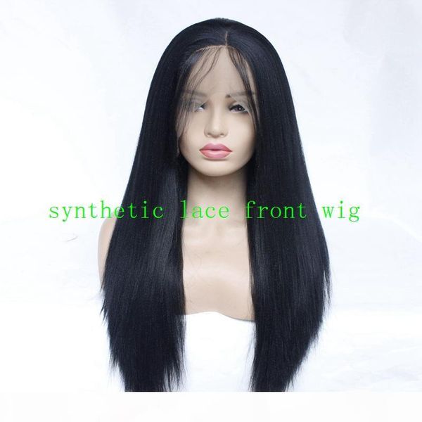 yaki straight synthetic lace wig long natural women's lace frontal wig #1b black color synthetic lace front wigs fully hair 24
yaki straight synthetic lace wig long natural women's lace frontal wig #1b black color synthetic lace front wigs fully hair 24