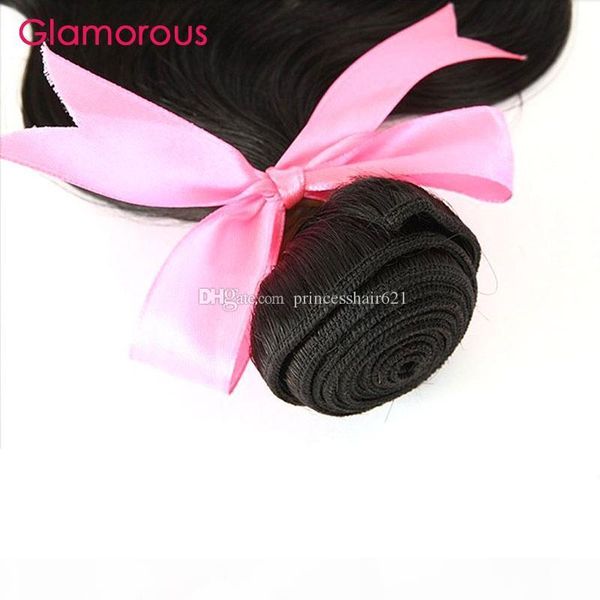 

glamorous brazilian body wave hair weaves natural color 1 bundles virgin human hair princess queen malaysian indian peruvian wavy hair weave, Black