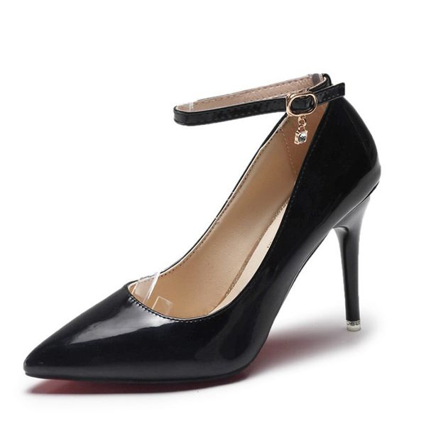2021 the new of leather women super high heels wedding party pointed to woman bombs fashion buckle banquet shoes 1myt, Black
2021 the new of leather women super high heels wedding party pointed to woman bombs fashion buckle banquet shoes 1myt, Black