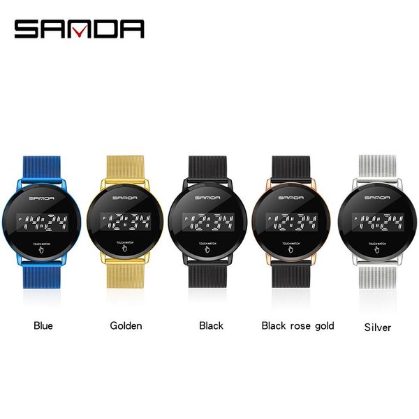 sanda fashion men digital watch male touch screen led display waterproof casual wristwatch for men clock relogio masculino bbynqt, Silver
sanda fashion men digital watch male touch screen led display waterproof casual wristwatch for men clock relogio masculino bbynqt, Silver