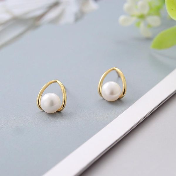 100% 925 Sterling Silver Stud Earrings For Women Freshwater Pearl Earrings Party Wedding Fine Jewelry, Golden;silver
100% 925 Sterling Silver Stud Earrings For Women Freshwater Pearl Earrings Party Wedding Fine Jewelry, Golden;silver