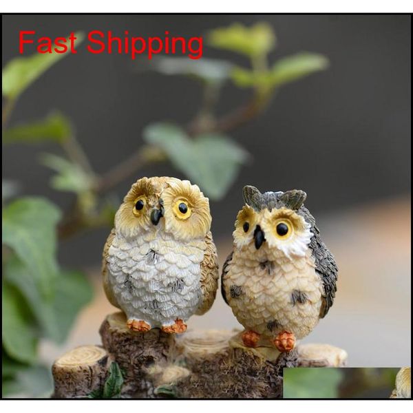 cute owls animal figurines resin miniatures figurine craft bonsai pots home fairy garden ornament decoratio qylizn bde_home, Silver
cute owls animal figurines resin miniatures figurine craft bonsai pots home fairy garden ornament decoratio qylizn bde_home, Silver