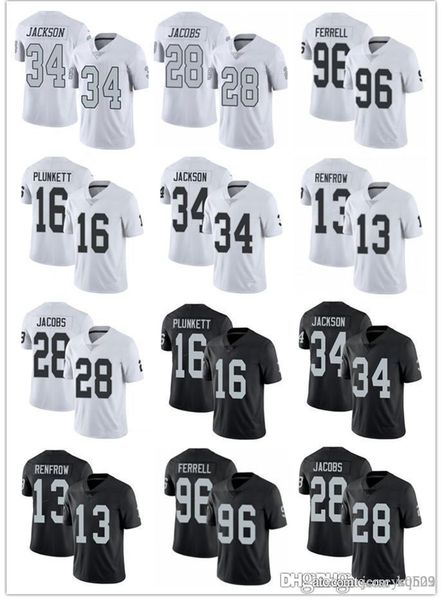 men women las vegas raiders 34 bo jackson 28 josh jacobs 16 jim plunkett 13 hunter renfrow 96 clelin ferrell football jerseys, Black;red
men women las vegas raiders 34 bo jackson 28 josh jacobs 16 jim plunkett 13 hunter renfrow 96 clelin ferrell football jerseys, Black;red
