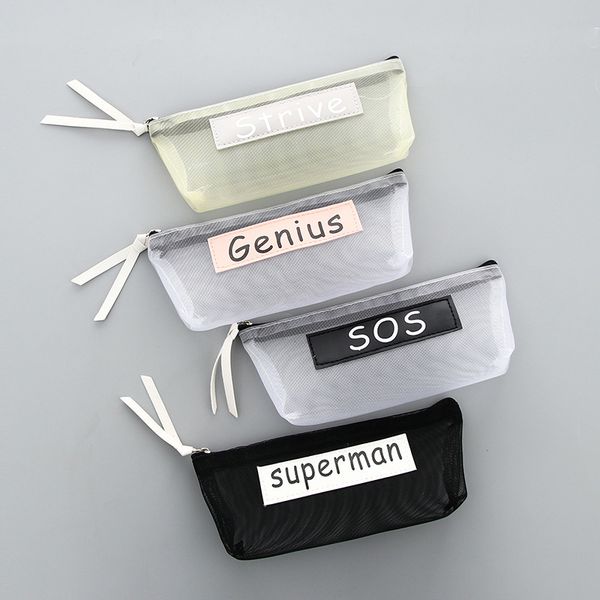 Nylon Transparent school pen case fabric pencil bag etui a crayons cuir pencil pouch stifte tasche pencil case school bag 04969
Nylon Transparent school pen case fabric pencil bag etui a crayons cuir pencil pouch stifte tasche pencil case school bag 04969