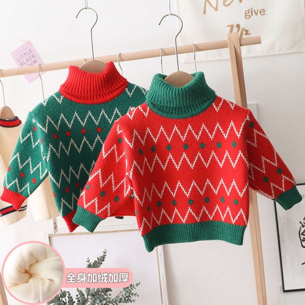 and 2020 winter new turtleneck boys girls christmas plush thickened red t-shirt children's top, Blue
and 2020 winter new turtleneck boys girls christmas plush thickened red t-shirt children's top, Blue