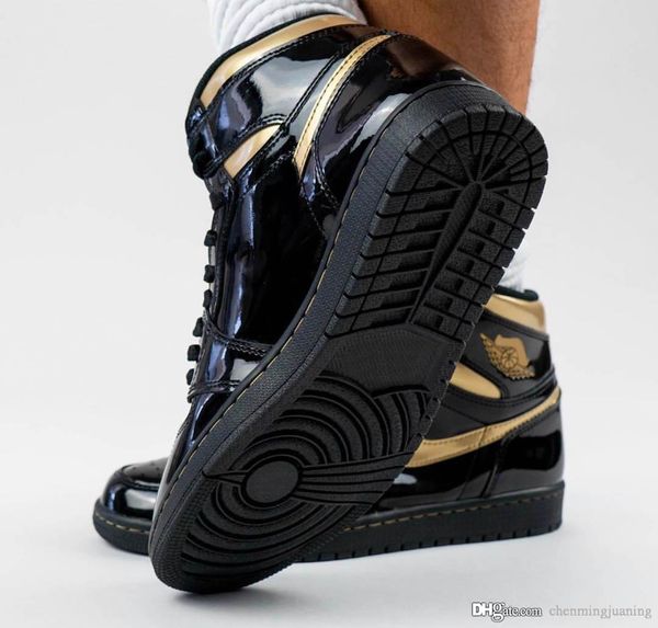 air authentic 1 high og black metallic gold sneakers retro black gold patent leather 1s men sports shoes with 555088-032 box
air authentic 1 high og black metallic gold sneakers retro black gold patent leather 1s men sports shoes with 555088-032 box