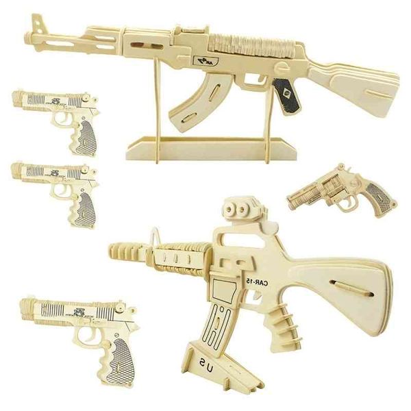 54443d diy wood puzzle toys wooden model assembling educational toys military simulation ak47 gun and carbines for boys
54443d diy wood puzzle toys wooden model assembling educational toys military simulation ak47 gun and carbines for boys