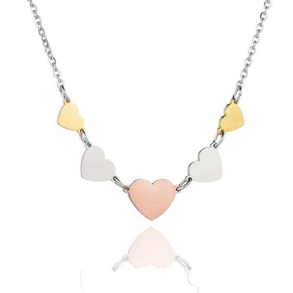 pendant necklaces women party elegant rose gold silver color connection heart sweet love stainless steel choker statement necklace jewelry g
pendant necklaces women party elegant rose gold silver color connection heart sweet love stainless steel choker statement necklace jewelry g