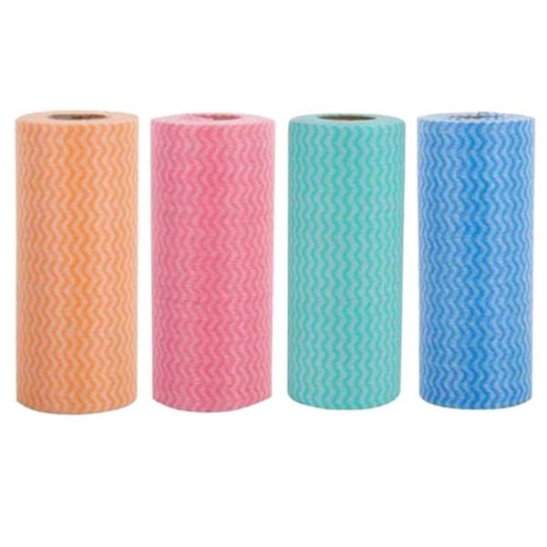 4 rolls of disposable cleaning cloth 200, reusable kitchen towel, tableware, un woven fabric, multi-purpose handkerchief8uy, Black;white
4 rolls of disposable cleaning cloth 200, reusable kitchen towel, tableware, un woven fabric, multi-purpose handkerchief8uy, Black;white