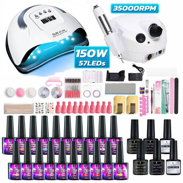 nail art kits set with 150w lamp 26 kind polish kit sets drill machine manicure acrylic tools
nail art kits set with 150w lamp 26 kind polish kit sets drill machine manicure acrylic tools