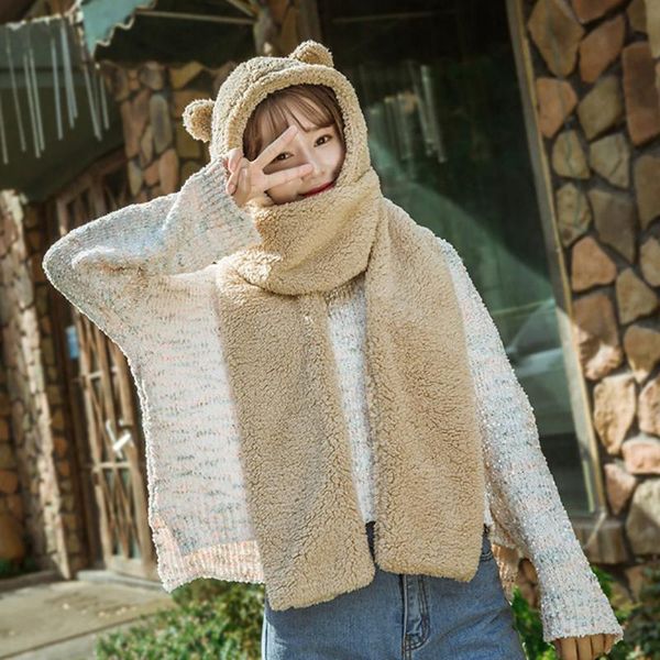 solid color women cute cartoon thick hats ear protectors warm plush hat with small cute ears scarf two-piece sets for ladies cap, Blue;gray
solid color women cute cartoon thick hats ear protectors warm plush hat with small cute ears scarf two-piece sets for ladies cap, Blue;gray