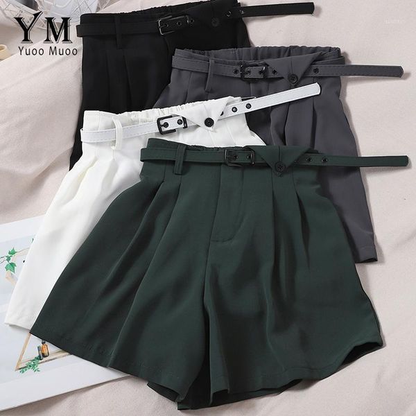 women's shorts yuoomuoo women solid color high waist wide leg casual with belt all match simple ladies summer suit office1, White;black
women's shorts yuoomuoo women solid color high waist wide leg casual with belt all match simple ladies summer suit office1, White;black