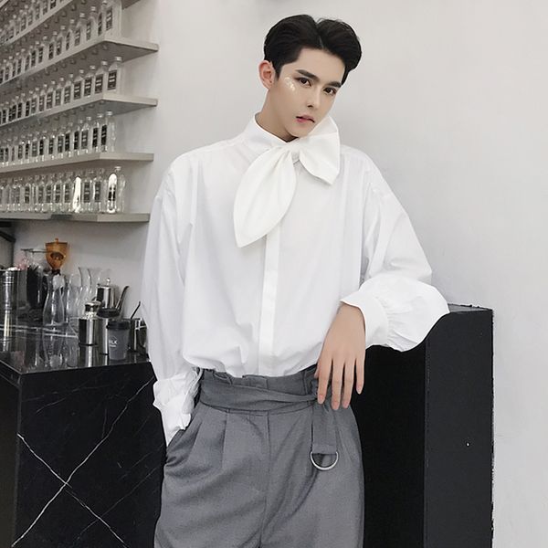 2021 New Autumn Designer Alternative Mini-shirt Collar Sheets Fashion Men Oversize Large Version of Long-sleeved Shirt 05XE, Black
2021 New Autumn Designer Alternative Mini-shirt Collar Sheets Fashion Men Oversize Large Version of Long-sleeved Shirt 05XE, Black
